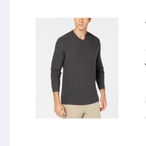 NWT Dark Grey Supima Cotton Men’s Sweater